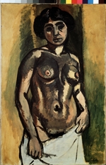 Matisse, Henri - Frauenakt. Schwarz und Gold