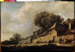 Goyen, Jan Josefsz, van - Landschaft mit einem Bauernhaus