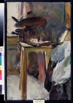 Nikiforow, Semjon Gawrilowitsch - Künstlerin Olga Nataljina am Werk