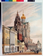 Arnout, Louis Jules - Die Mariä-Entschlafen-Kirche auf der Pokrowka-Strasse in Moskau