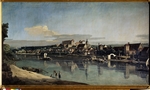 Bellotto, Bernardo - Pirna vom rechten Elbufer aus gesehen