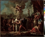 Diziani, Gaspare - Das Martyrium des heiligen Laurentius