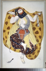 Bakst, Léon - Odalisque. Kostümentwurf zum Ballett Scheherazade von N. Rimski-Korsakow