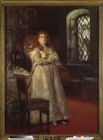 Repin, Ilja Jefimowitsch - Die Zarewna Sophia im Neuen Jungfrauen-Kloster während der Hinrichtung der Strelizen und der Folterung ihrer Dienerschaft