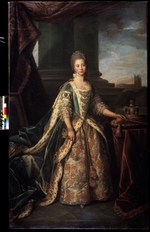 Dance, Sir Nathaniel - Porträt von Herzogin Sophie Charlotte zu Mecklenburg-Strelitz (1744-1818), Königin von Großbritannien