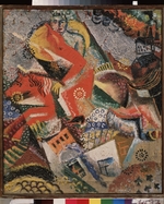 Palmow, Viktor Nikandrowitsch - Komposition mit rotem Reiter