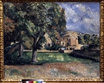 Cézanne, Paul - Die Bäume im Park. Jas de Bouffan