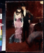 Forain, Jean-Louis - Beim Verlassen des Maskenballs in Pariser Oper