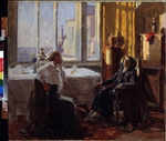 Tschepzow, Jefim Michajlowitsch - Im Studio des Künstlers
