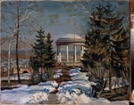 Schukowski, Stanislaw Julianowitsch - Landschaft mit Pavillon