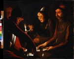 La Tour, Georges de, (Kreis) - Soldaten beim Kartenspiel