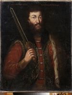 Russischer Meister - Bildnis Alexander Newski, Fürst von Nowgorod, Großfürst von Wladimir (1220-1263)