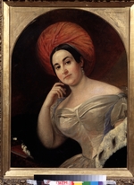 Brüllow (Briullow), Karl Pawlowitsch - Porträt der Schauspielerin Ekaterina Semjonowa (1786-1849)