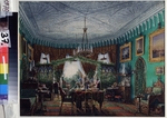 Hau, Eduard - Der Salon der Kaiserin Alexandra im Cottage Palast von Peterhof