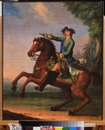 Spring, Johann - Porträt von Kaiser Peter I. der Große (1672-1725)