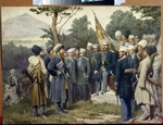 Kiwschenko, Alexei Danilowitsch - Imam Schamil ergibt sich dem Fürsten Alexander Barjatinski am 25. August 1859