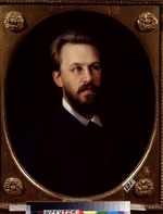 Chudojarow, Wassili Petrowitsch - Porträt des Gründers des Irkutsker Kunstmuseums W. Sukatschjew