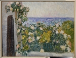 Sawinow, Alexander Iwanowitsch - Blumen auf dem Balkon in Rom
