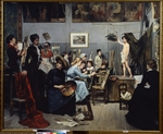 Baschkirzewa (Bashkirtseff), Maria (Marie) Konstantinowna - Das Atelier von der Académie Julian