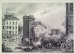 Unbekannter Künstler - Paris. Die Julirevolution 1830