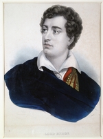 Unbekannter Künstler - Porträt des Dichters Lord George Noel Byron (1788-1824)