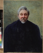 Parchomenko, Iwan Kirillowitsch - Porträt des Schriftstellers Dmitri Mamin-Sibirjak (1852-1912)