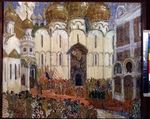 Golowin, Alexander Jakowlewitsch - Bühnenbildentwurf zur Oper Boris Godunow von M. Mussorgski
