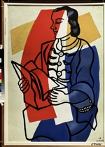 Léger, Fernand - Das Lesen (Bildnis Nadia Leger, Künstlers Frau)