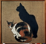 Steinlen, Théophile Alexandre - Zwei Katzen