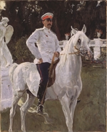 Serow, Valentin Alexandrowitsch - Reiterporträt von Felix Graf Sumarokow-Elston, Fürst Jussupow (1856-1928)