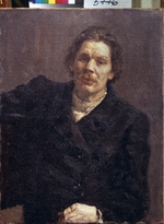 Repin, Ilja Jefimowitsch - Porträt des Schriftstellers Maxim Gorki (1868-1939)