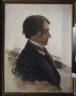 Repin, Ilja Jefimowitsch - Porträt des Malers Isaak Brodski (1883-1939)