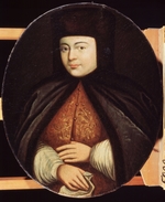 Unbekannter Künstler - Porträt der Zarin Natalia Naryschkina (1651-1694), Frau des Zaren Alexei I. von Russland