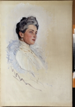 Serow, Valentin Alexandrowitsch - Bildnis der Großfürstin Sinaida Jussupowa (1861-1939)