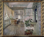 Schukowski, Stanislaw Julianowitsch - Terrasse in einem Herrenhaus