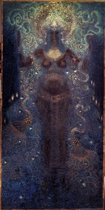 Kalmakow (Kalmakoff), Nikolai Konstantinowitsch - Frau mit Schlangen