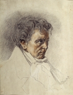 Bakst, Léon - Porträt von Ludwig van Beethoven (1770-1827)