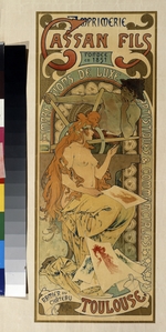 Mucha, Alfons Marie - Werbeplakat für die Druckerei Cassan Fils