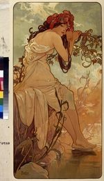 Mucha, Alfons Marie - Sommer (Aus der Serie Les Saisons)