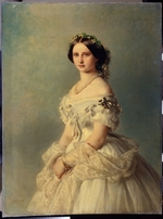 Winterhalter, Franz Xavier - Porträt der Prinzessin Luise von Preußen (1838-1923)
