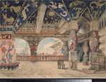 Wasnezow, Viktor Michailowitsch - Bühnenbildentwurf zur Oper Schneeflöckchen von N. Rimski-Korsakow
