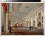 Sadownikow, Wassili Semjonowitsch - Der Große Saal (Nikolaus-Saal) im Winterpalast in St. Petersburg
