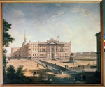 Alexejew, Fjodor Jakowlewitsch - Blick auf den Michael-Palast und den Connetable-Platz in St. Petersburg