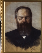Rumjanzewa, Alma - Porträt des Komponisten Sergei Iwanowitsch Tanejew (1856-1915)