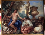 Castiglione, Giovanni Benedetto - Schäferszene. Faun und Hirtin