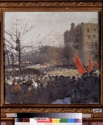 Nilus, Pjotr Alexandrowitsch - Revolutionäre Demonstration im Februar 1917