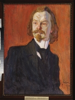 Uljanow, Nikolai Pawlowitsch - Porträt des Dichters Konstantin Balmont (1867-1942)
