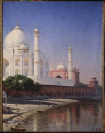 Wereschtschagin, Wassili Wassiljewitsch - Das Tadsch Mahal in Agra