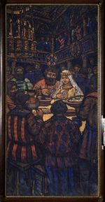 Jakowlew, Michail Nikolajewitsch - Die Hochzeit des Großfürsten Wladimir I. Swjatoslawitsch (Triptychon, Mittelteil)