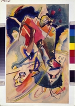 Kandinsky, Wassily Wassiljewitsch - Komposition mit einer Frauenfigur